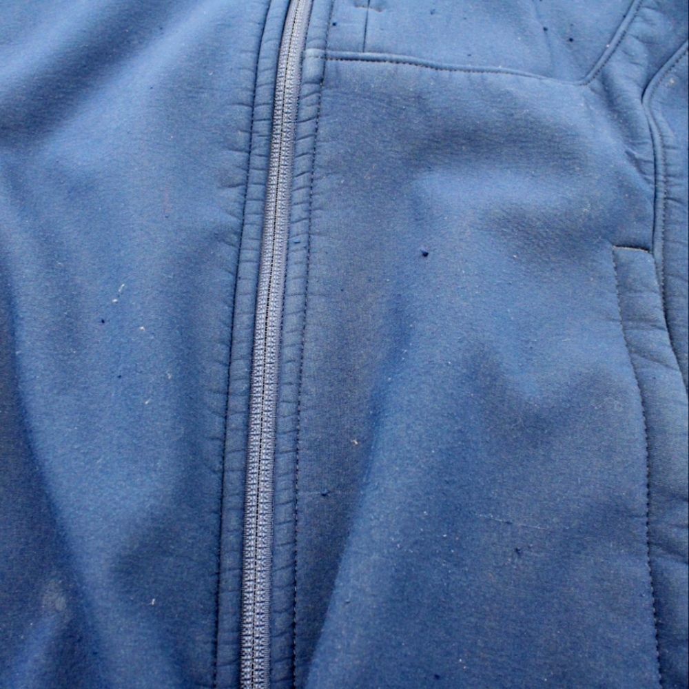 Women’s Medium Navy North Face Fleece Jacket - Picture 7 of 8